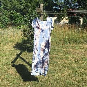 Nanamacs Dangerous Affair Tie Dye Maxi Dress